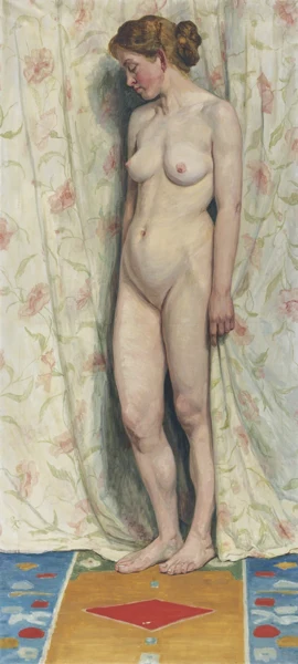Sigismund Righini — Stehender weiblicher Akt, 1904