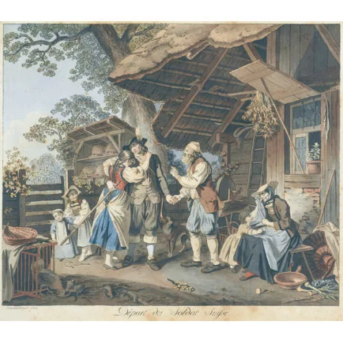Sigmund Freudenberger — "Départ du Soldat Suisse".