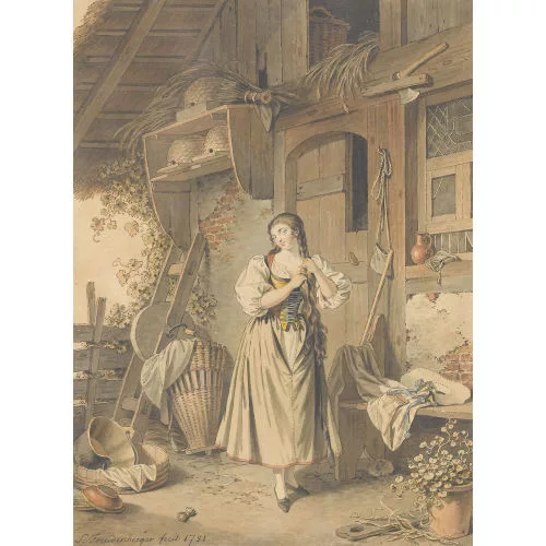 Sigmund Freudenberger — "La Toilette Champêtre".
