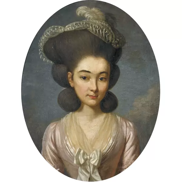 "Brustbildnis von Catherine Henriette Haller, verheiratete von Tscharner"
