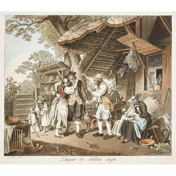 Paar Soldatenszenen