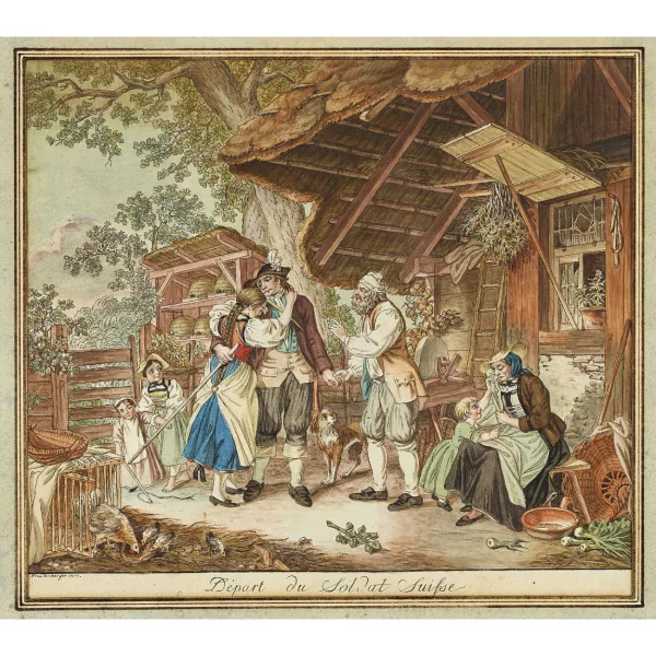 Sigmund Freudenberger — "Départ du Soldat Suisse".