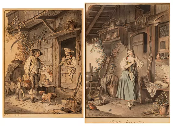 Toilette champêtre / Le bon père