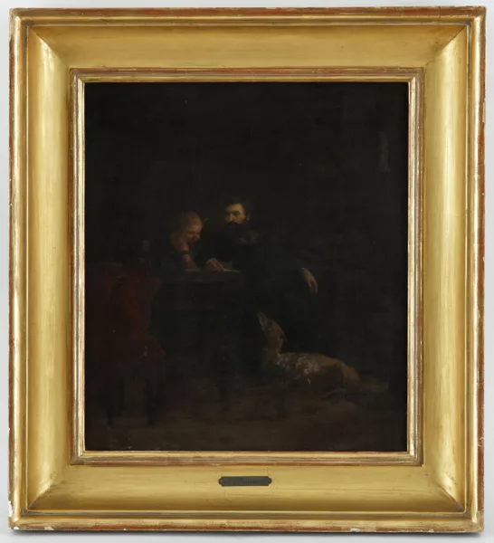 Simon Durand — Simon Durand (1838-1886), \\Scène d'intérieur avec