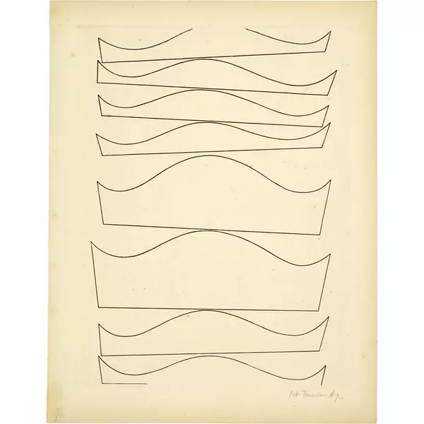 Sophie Taeuber-Arp — Ohne Titel (Staffelung) — Galerie Kornfeld