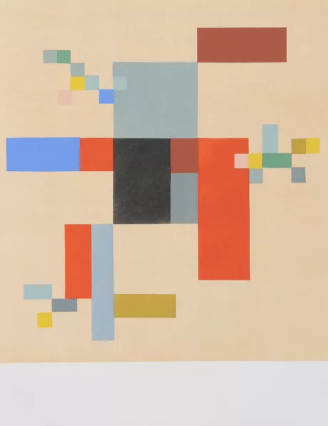 Sophie Täuber-Arp — Ohne Titel, aus "XXe siècle" Vol. VII, 1956, 1956