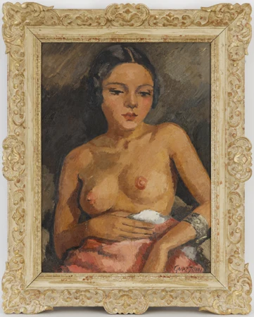 Buste de jeune fille nue
