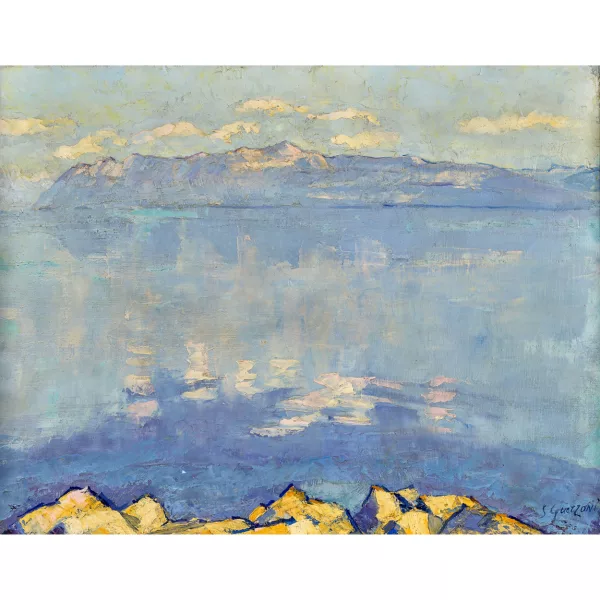 Stéphanie Guerzoni — "Lac matin d'été".