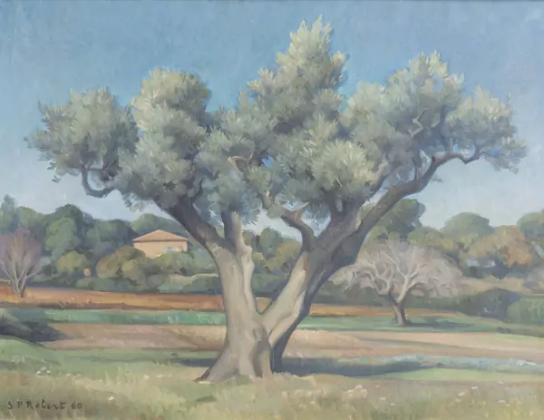 Steven Paul ROBERT (1896-1985), 'Les Oliviers', huile sur toile, signé — DognyAuction