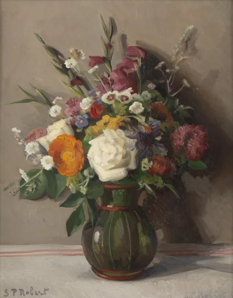 Steven-Paul Robert — Nature morte aux fleurs