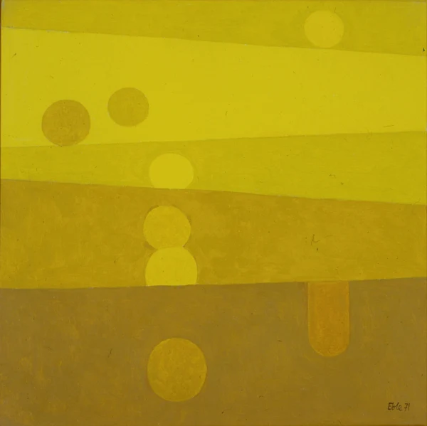Theo Eble — Sonnengelb, 1971