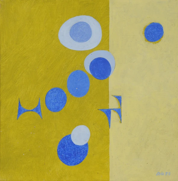 Theo Eble — Blaue Bälle, 1972