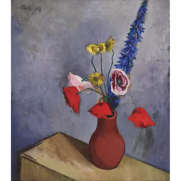 Stillleben mit Feldblumen