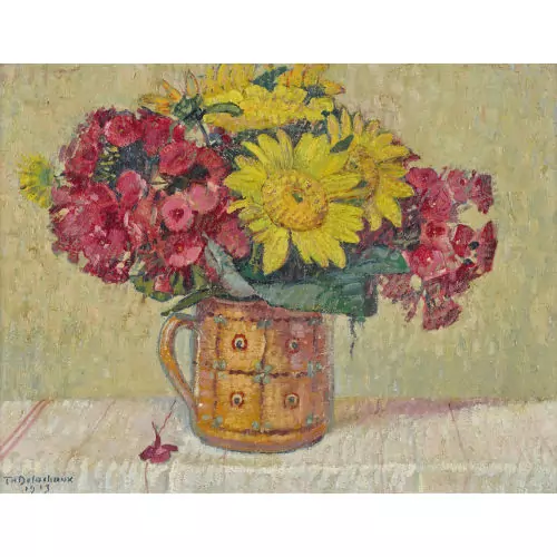 "Tournesols et Phlox"