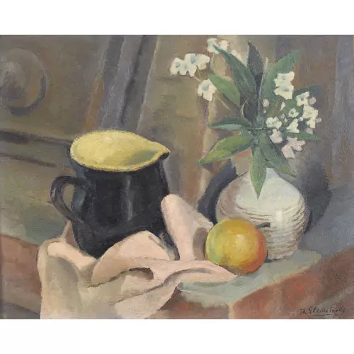 "Nature morte. Le pot noir"