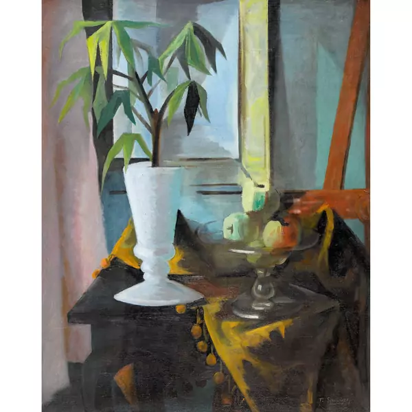 "Nature morte aux plantes et aux fruits"