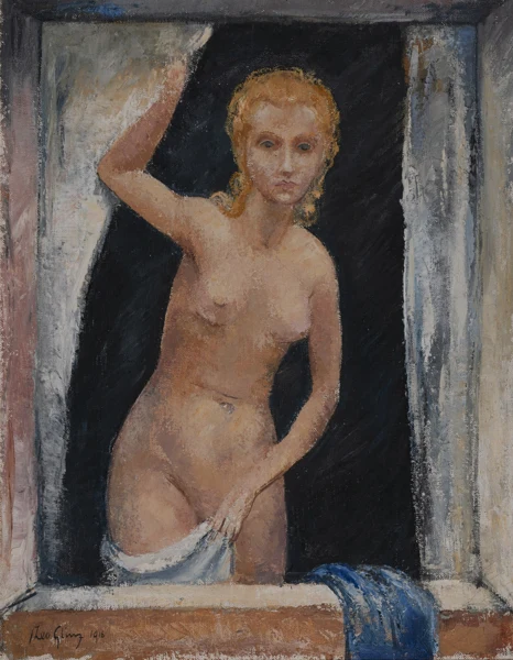 Theo Glinz — Stehender Akt, 1916