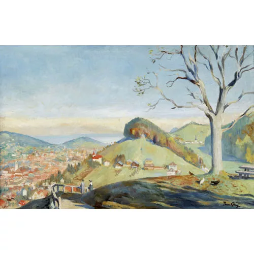 Theo Glinz — "Blick von der Solitüde".