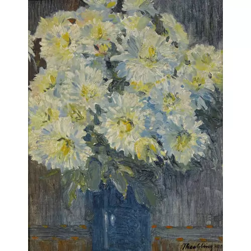 Weisse Chrysanthemen