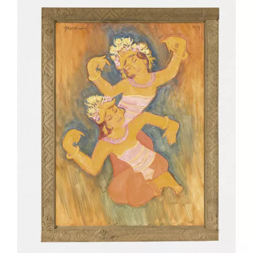 Theomeier genannt Meier aus Bali — Zwei Legong-Tänzerinnen.