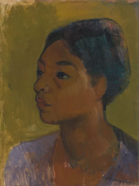 Theomeier genannt Meier aus Bali — Portrait einer polynesischen Bauersfrau, 1933