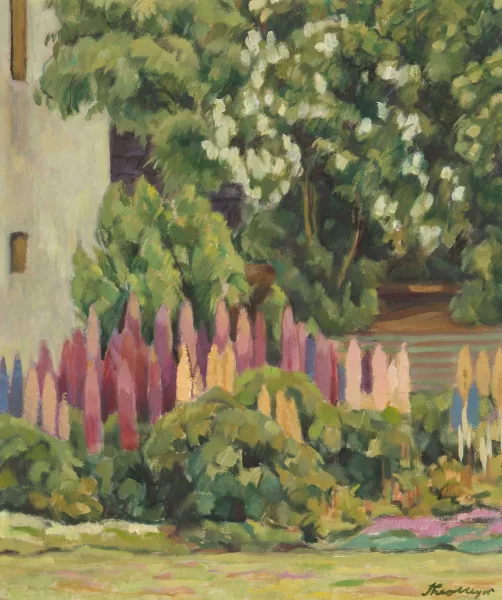 Theomeier genannt Meier aus Bali — Frühlingsgarten mit Lupinien