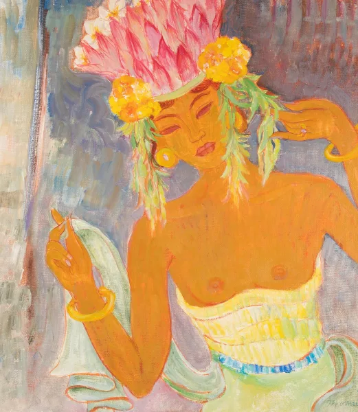 Theomeier genannt Meier aus Bali — Balinesische Tänzerin, 1960