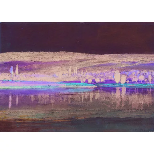 Theophil Preiswerk — Flusslandschaft bei Stein am Rhein.