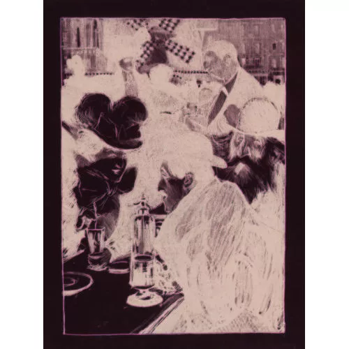 Théophile-Alexandre Steinlen — Au bar.