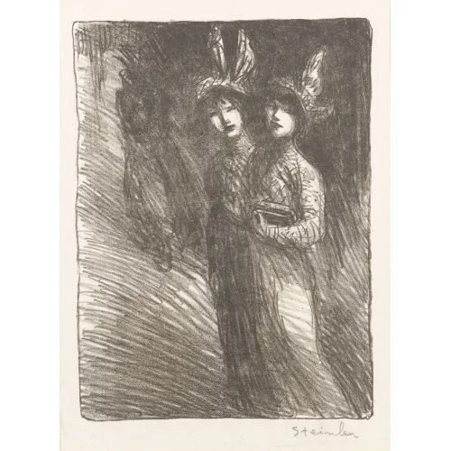 Théophile-Alexandre Steinlen — "Deux dames".