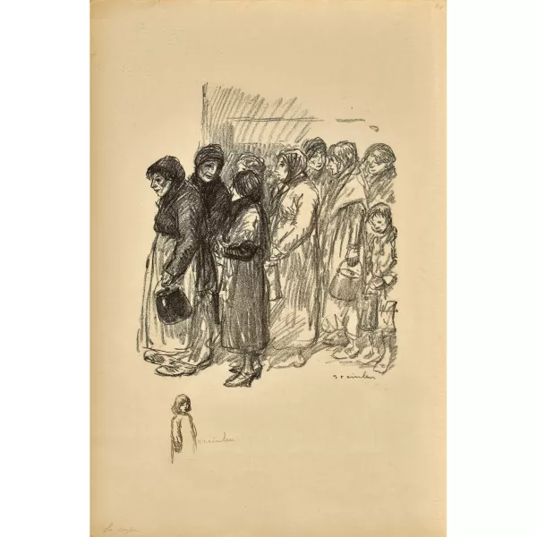 Théophile-Alexandre Steinlen — "La soupe".