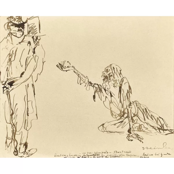 Théophile-Alexandre Steinlen — Der Bettler.