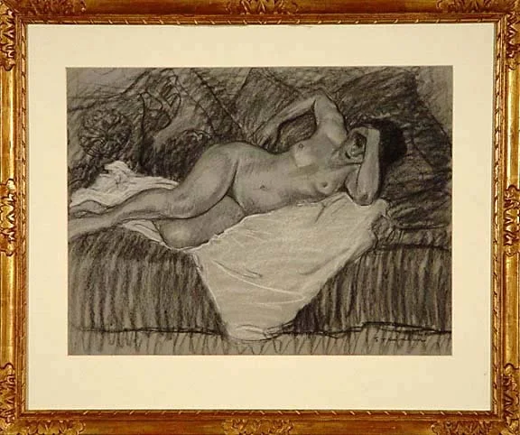Théophile Alexandre Steinlen — Nu allongé