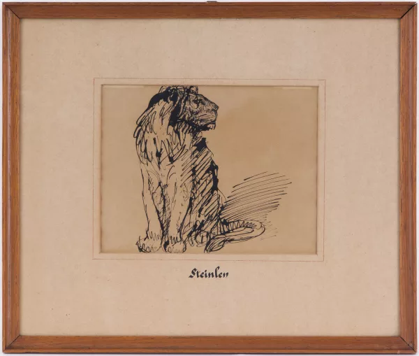 Théophile-Alexandre Steinlen — Lion assis