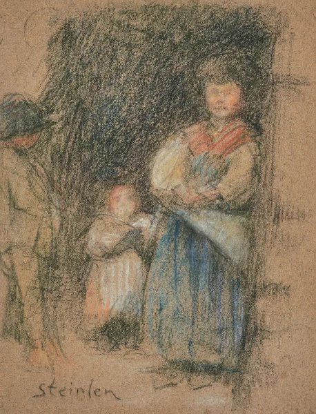 Théophile-Alexandre Steinlen — Mutter mit Kindern