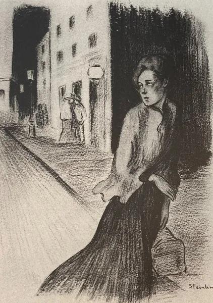 Théophile Alexandre Steinlen — Jeune femme