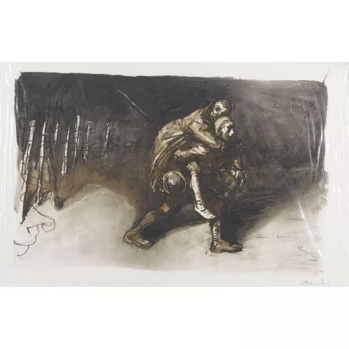 Théophile-Alexandre Steinlen — "Les deux amis".