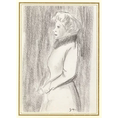 Théophile-Alexandre Steinlen — La dame.