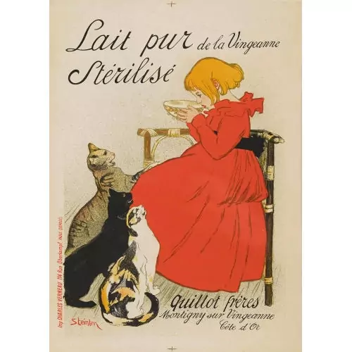 "Lait pur de la Vingeanne Stérilisé"