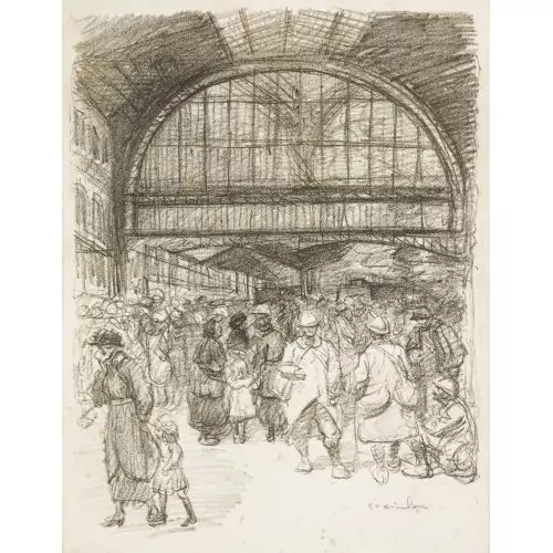 "À la gare de l′Est"