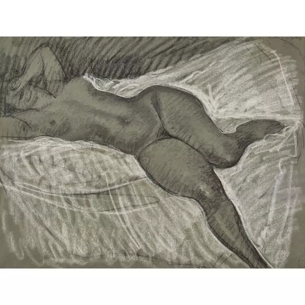 Femme nue allongée