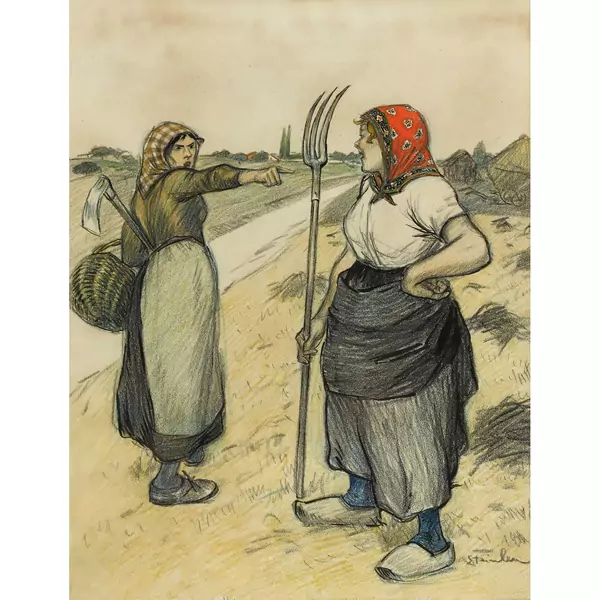 "La meule par Jean de la Hire"