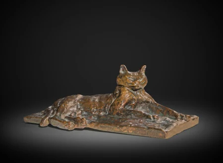 Chat couché