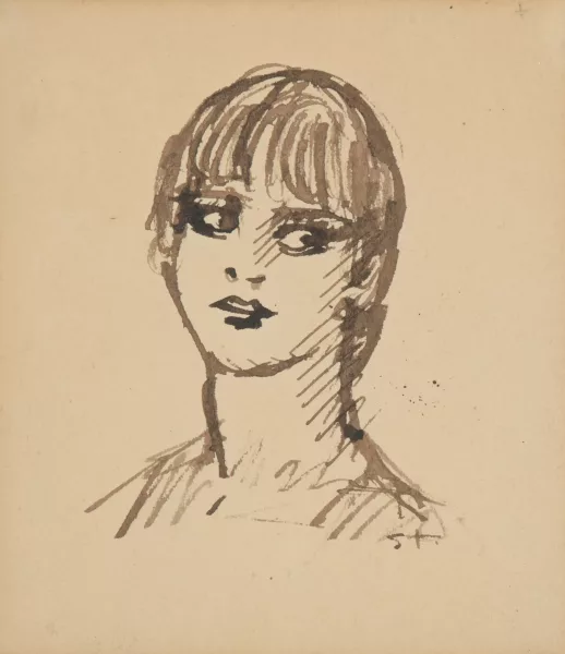 Théophile-Alexandre Steinlen — Frauenportrait