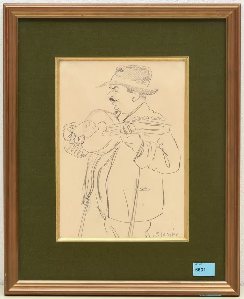 Théophile-Alexandre Steinlen — Mandolinenspieler