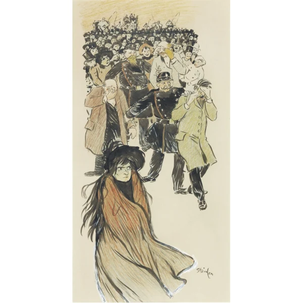 Théophile-Alexandre Steinlen — SCÈNE DE RUE & INTÉRIEURSTREET SCENE & INTERIOR