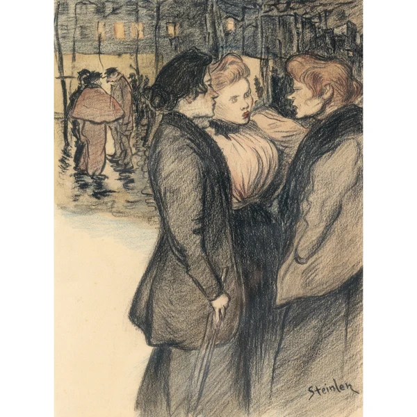 Théophile-Alexandre Steinlen — LES CANCANIÈRESBLABBERMOUTHES