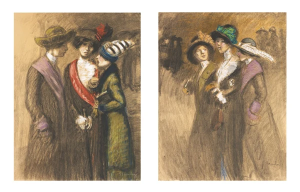 Théophile-Alexandre Steinlen — Les trois Midinettes