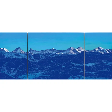Berner Alpenpanorama. Triptychon