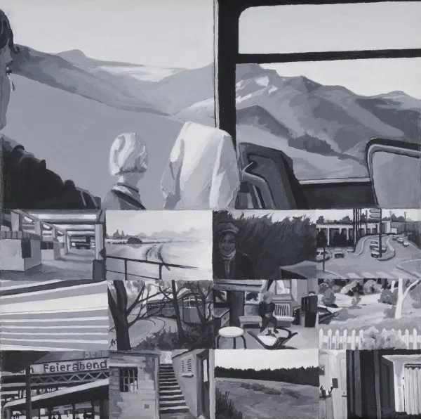 Toni Gassmann — 2 Gemälde: Ohne Titel, 1993; Ohne Titel, 1996